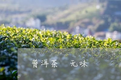 普洱茶 无味/2023042875753